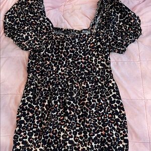 Who What Wear Animal Print Dress